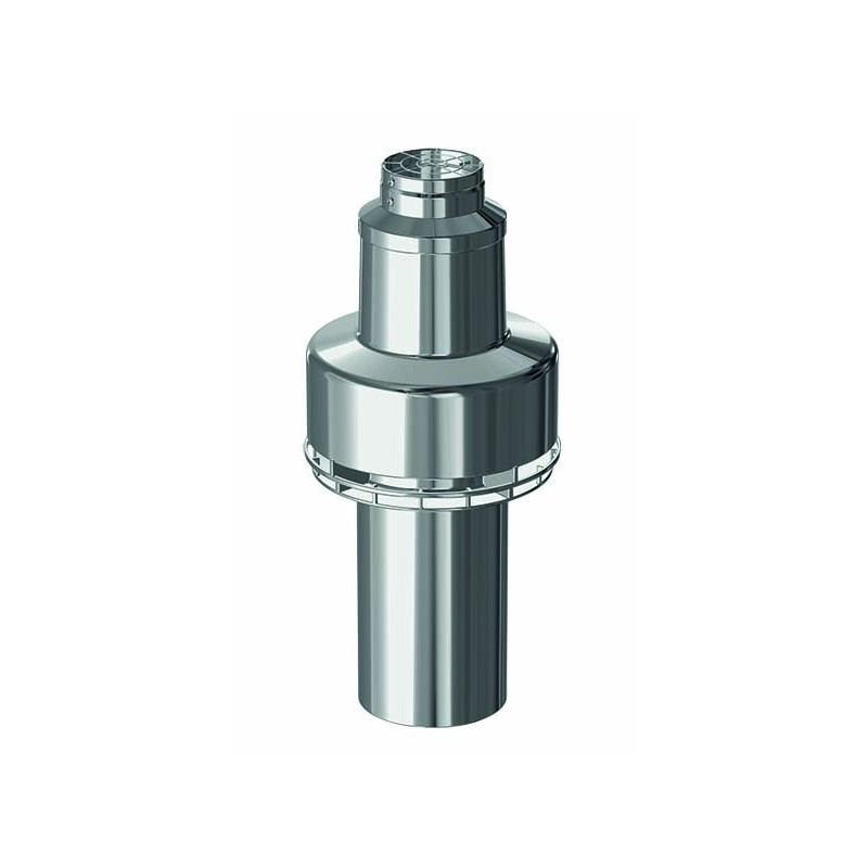 SALIDA CONICA COAXIAL EXT. Ø80/125  FIG