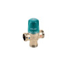 VALVULA MEZCLADORA MMV-S 3/4" MXMXM CUERPO DN25 CON RACORES A 3/4" 5-63 L/MIN 30ºC A 65ºC