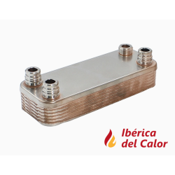 INTERCAMBIADOR CALDERA COMPATIBLE VAILLANT 12 PLACAS  065107